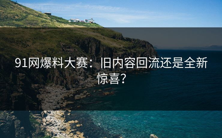 91网爆料大赛：旧内容回流还是全新惊喜？