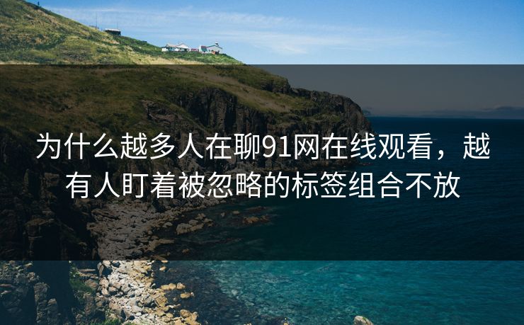 为什么越多人在聊91网在线观看，越有人盯着被忽略的标签组合不放