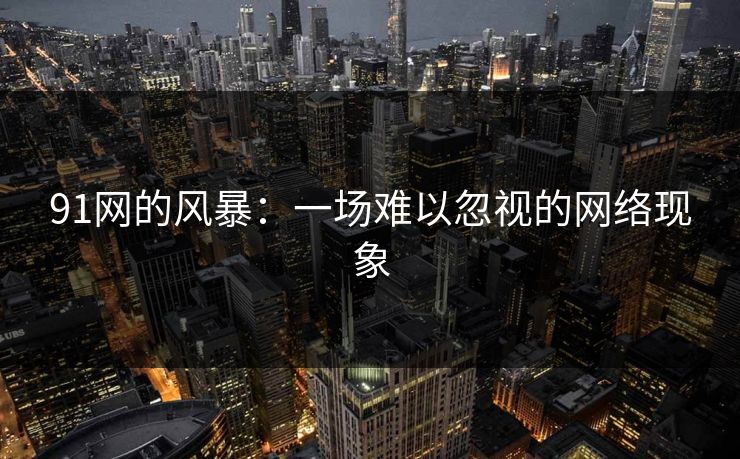 91网的风暴：一场难以忽视的网络现象