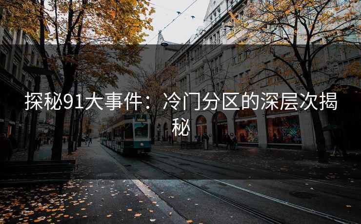 探秘91大事件：冷门分区的深层次揭秘